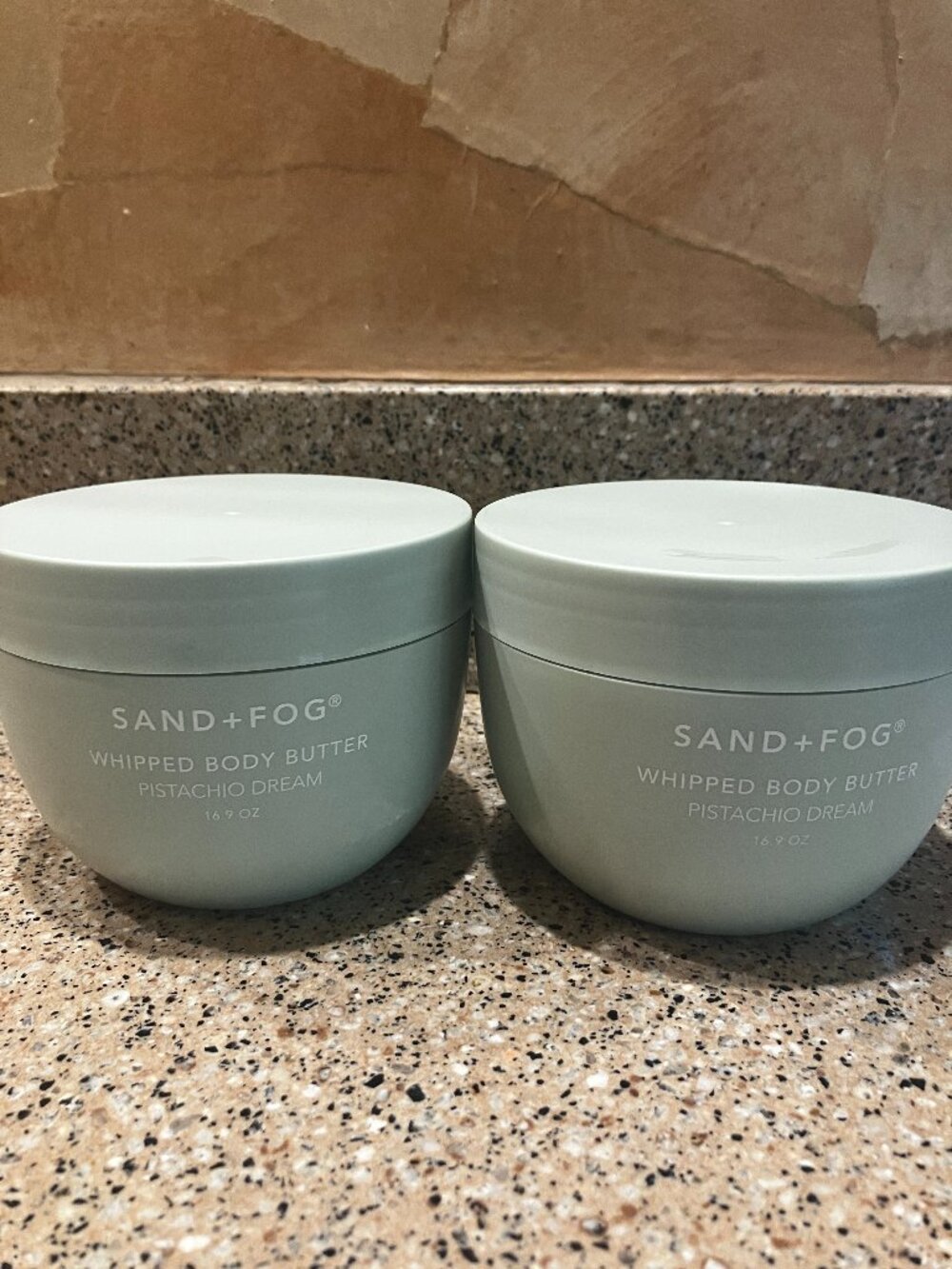 Sand + Fog Set of 2 Jumbo Pistachio Dreams Body Butter!! Brand New!!